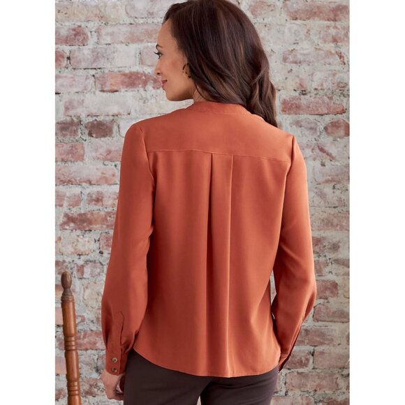 Butterick Sewing Pattern 6856 / 11130 Top Shirt Blouse Size 8-16 UNCUT - Picture 10 of 13